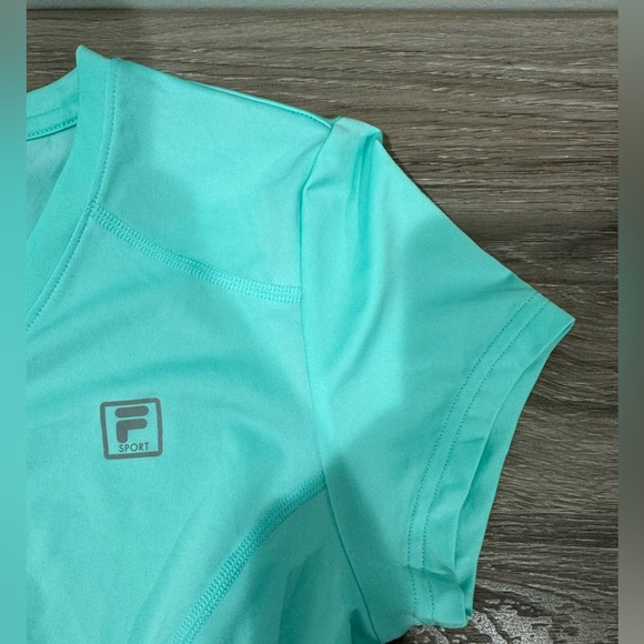 Fila Sport Women’s Mint Green T-Shirt Size Extra Small - Picture 5 of 12
